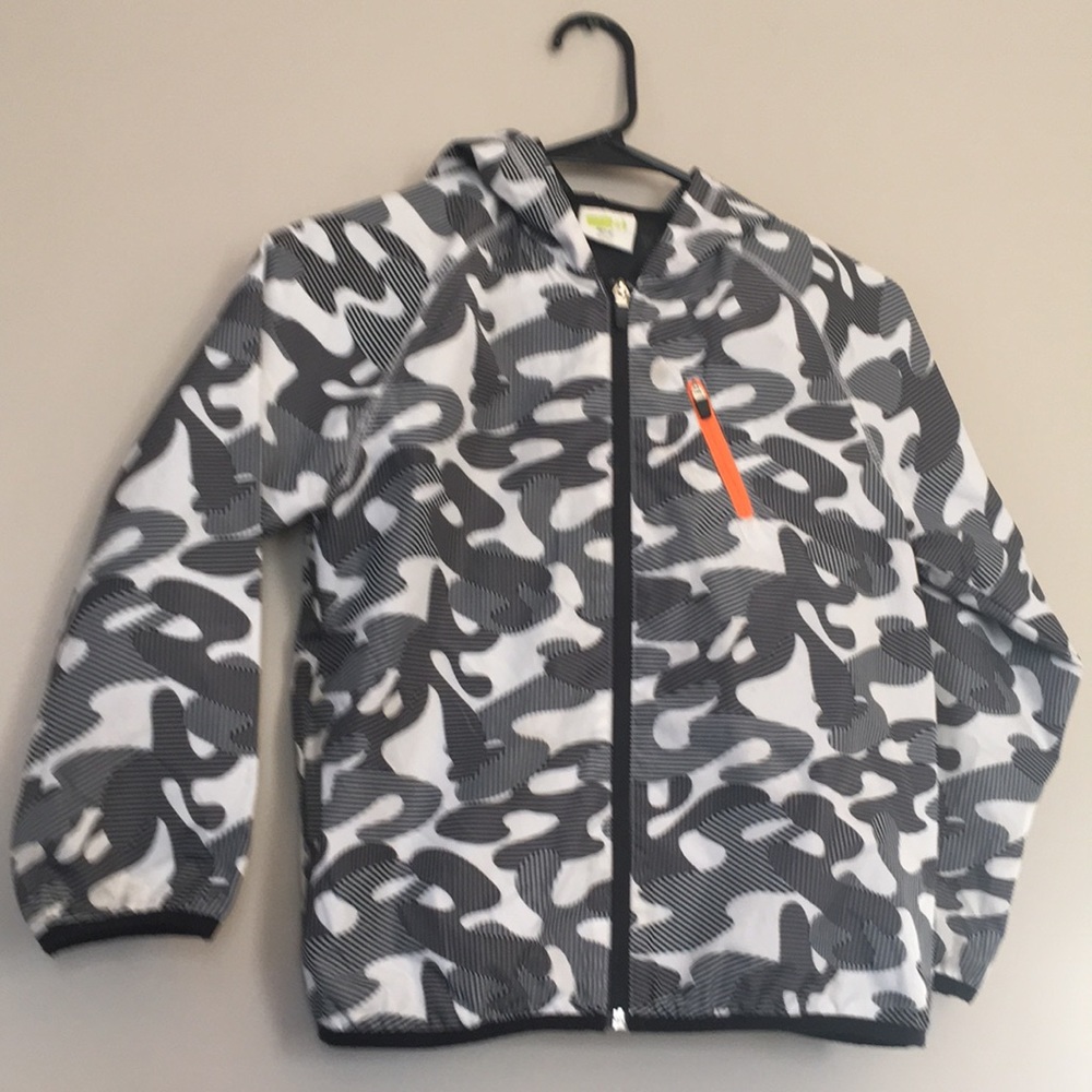 3 Pcs. Crazy 8 hooded windbreaker, shirt & belt